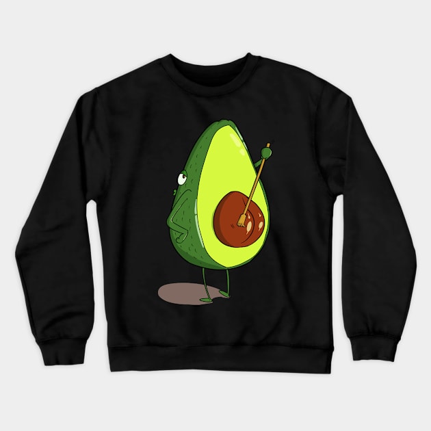 Avocado Crewneck Sweatshirt by Crazy Shirts